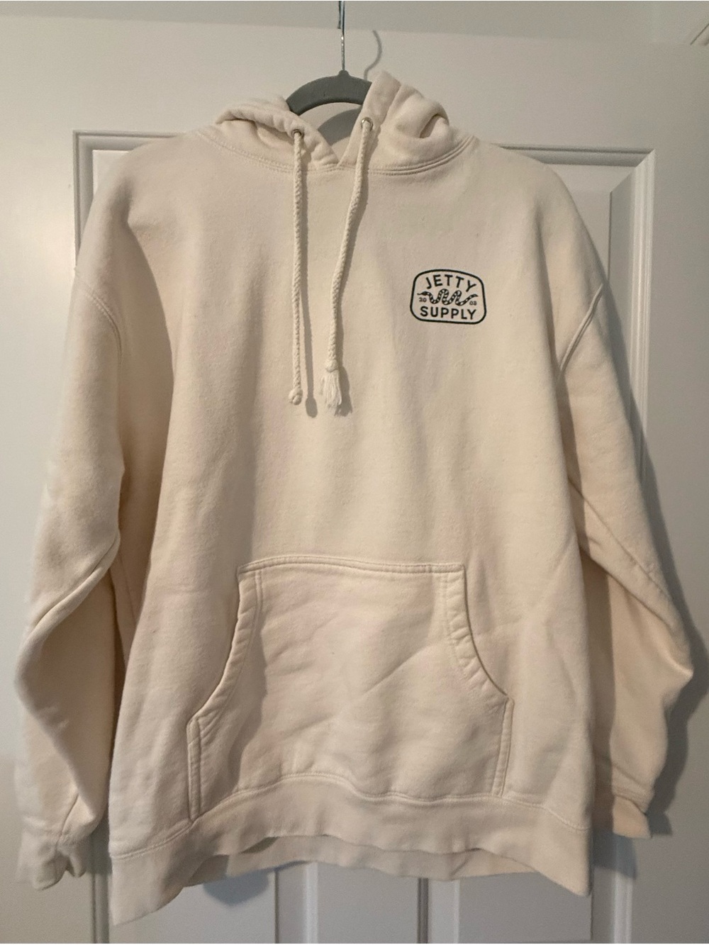 Jetty Supply Cream Crewneck Hoodie - Men's Pullover